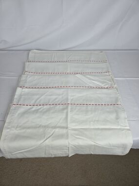 Vintage Pillows Cases With Embroidery ..29"x 20"